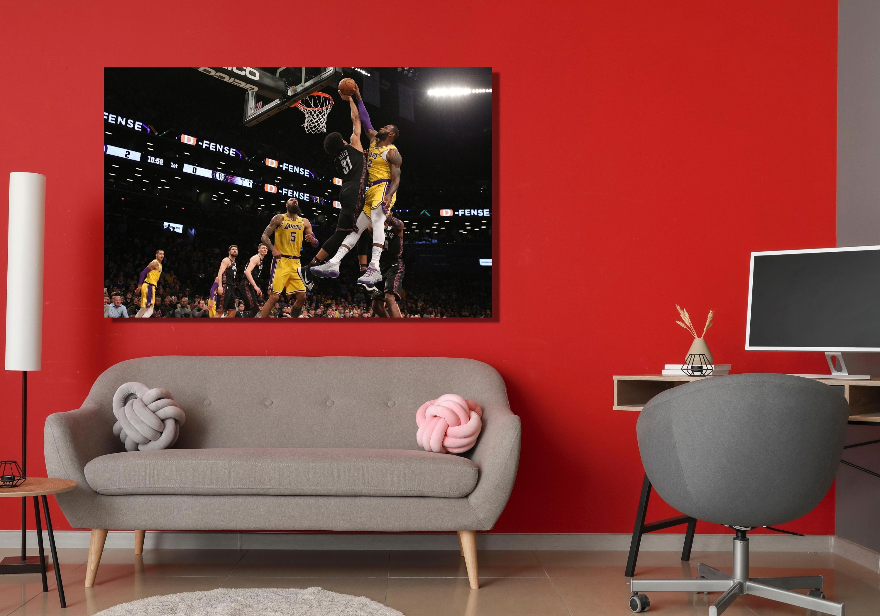 Lebron James Print Lebron James Poster Lebron James Wall Etsy