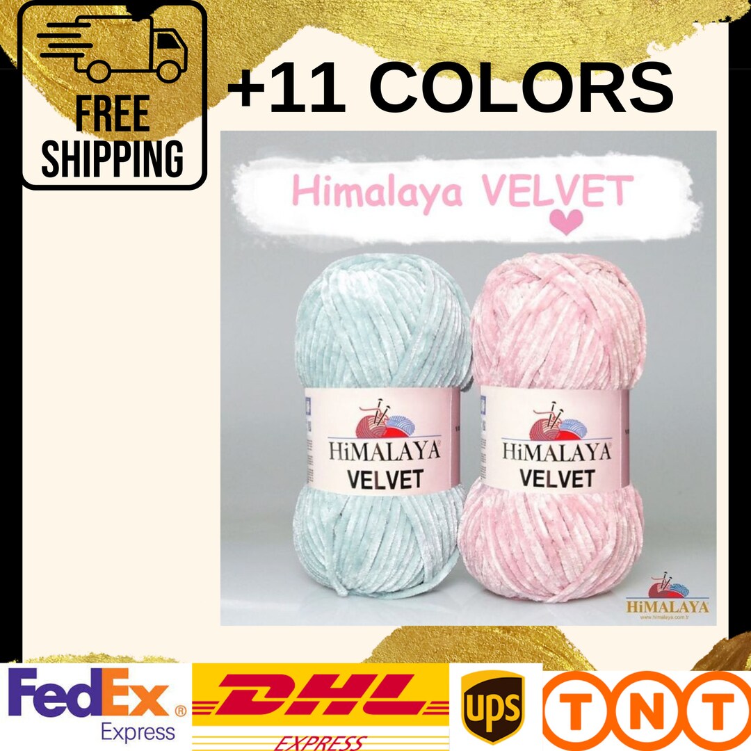 Himalaya Velvet Yarn, Amigurumi Yarn, Soft Yarn for Crochet and