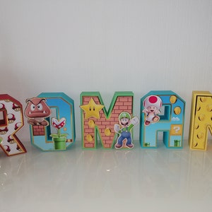 Lettre/chiffre 3d