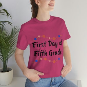 First Day of Fifth Grade, Fifth Grade Teacher Shirt, Back To School, Funny Teacher Shirts, Teacher Gift, Cute Teacher Shirt