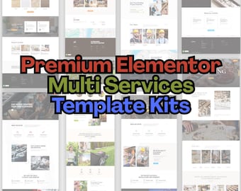 Multi-Service Elementor Pro Template for WordPress | Website Design Theme for Small Business Agency | No Coding, Instant Download