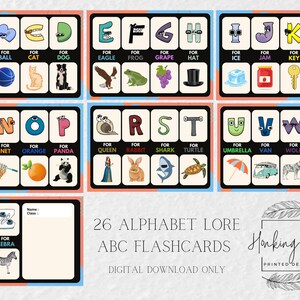 Alphabet Lore Themed Traceable Educational Cards All Ages,homeschool  Printables, Playroom, Classroom, Learning Cards,non Verbal, Montessori 
