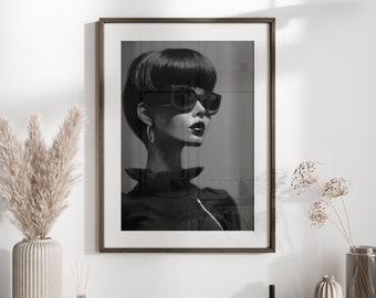 90s Fashion Doll Aesthetic Poster - Vintage Doll Poster, Feminines Zimmerposter, Puppenmagazin, Retro Puppenposter, Premium Matte Papier