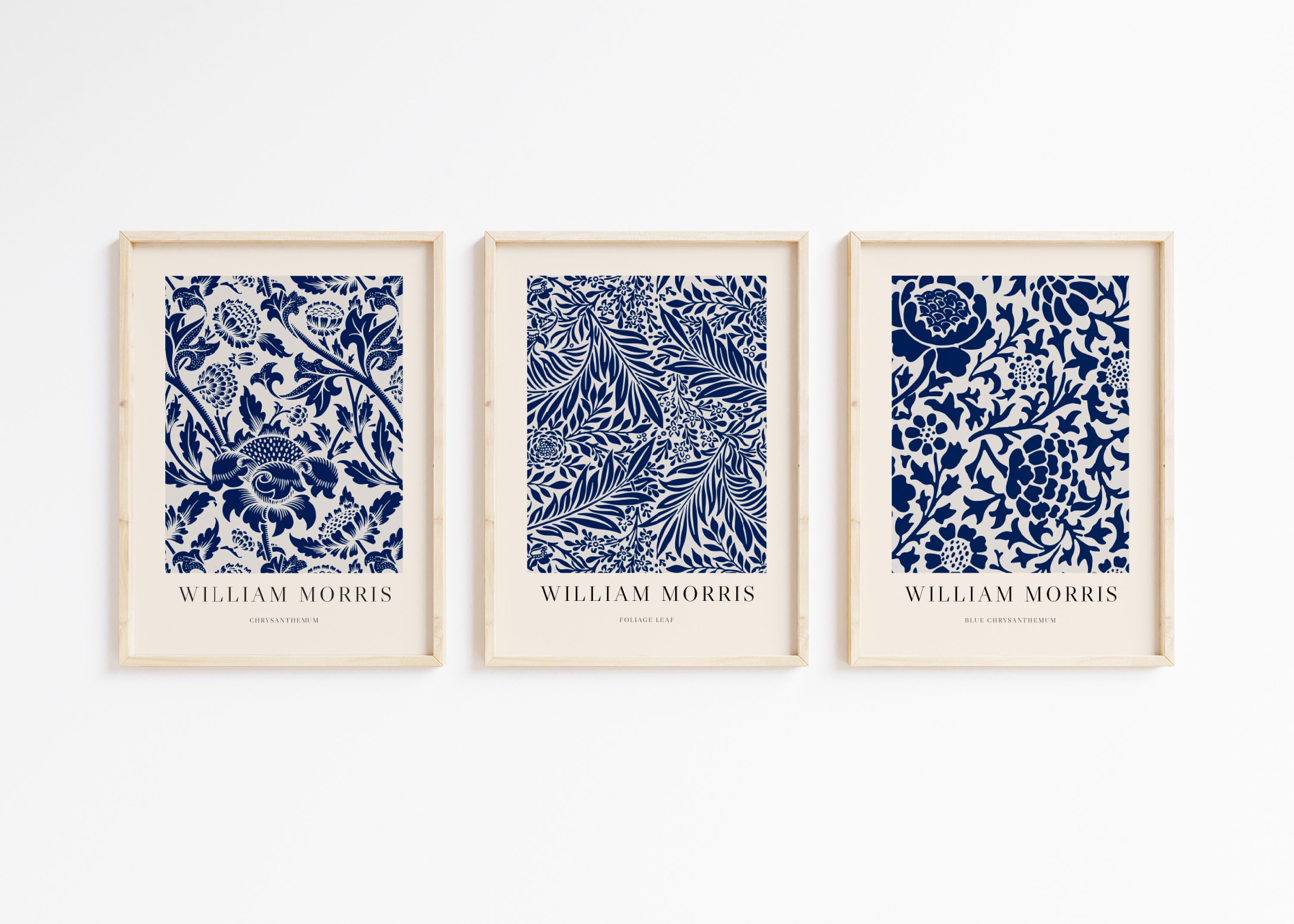 William Morris Prints Set of 3 William Morris Poster Art - Etsy
