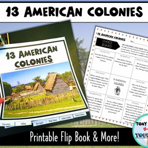 13 American Colonies: Interactive and In-Depth Learning Activities!