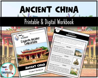 Ancient China: Informational Reading Passages Workbook with Reading Strategy Tasks.