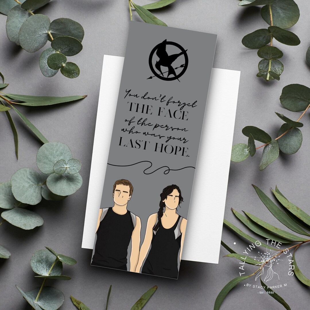 The Hunger Games Bookmark - Etsy