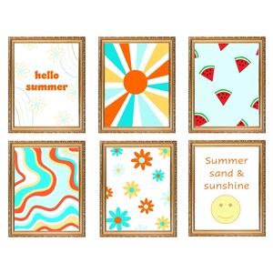 Cute orange themed summer photo set