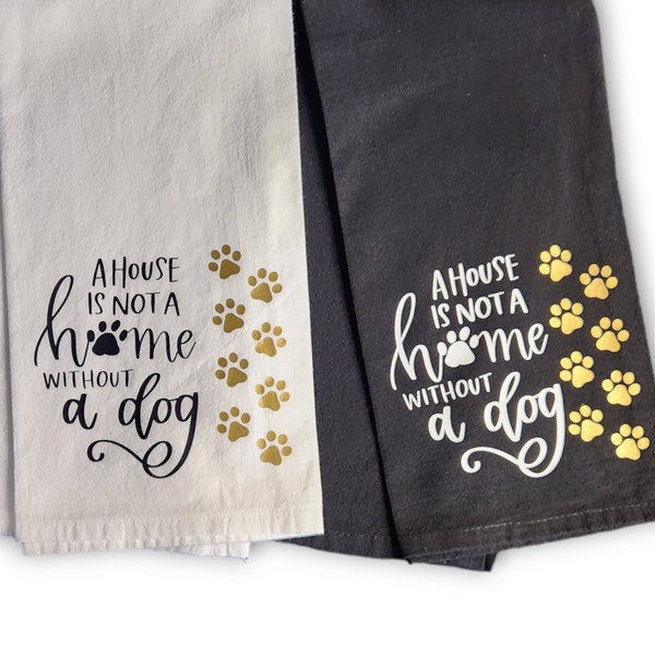 Adorable Dog Print Tea Towel - Perfect Gift for Dog Lovers! Add Charm to Your Kitchen