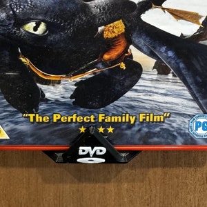 DVD Wall Display Mount, For DVD Or Blu-Ray Movies, Wall Mounting DVD Holder For Minimalist Display.