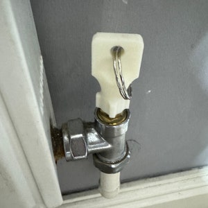 Lockshield Radiator Valve Key, Radiator Shut off Key, Plumbers Valve ...