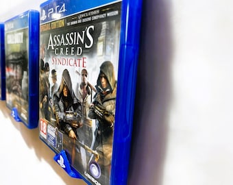 PlayStation Game Wall Display Mount, Minimal Display holder,For Playstation Games, Wall Mounting Minimalist Display Bracket Gift For Gamers.