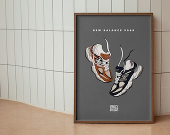 ポスター New Balance 990 Print - Sneaker Wall Poster, New Balance Print