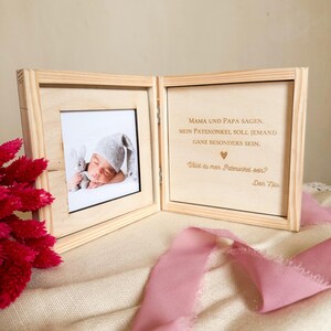 Será que meu Patenonkel será meu |Baby | Taufe | Vales-presente | Patenonkel | Pateneltern|Patenonkel por favor personalize
