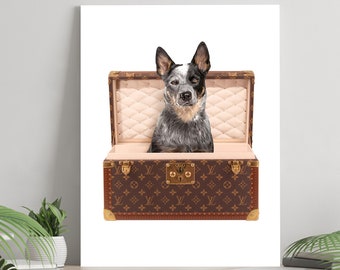 Custom Pet Portrait, Royal pet portrait, King Cat, Queen Cat, Wall Pet Portrait, Regal Dog Portrait, Custom Art From Photo, Gift For Dog Mom