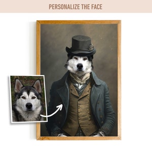 Royal Pet Portrait | Portrait Art Design | Funny Pet Lover Gift | Pet Portrait From Photo | King Queen Pet | Custom Dog Portrait