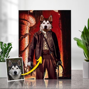 Custom Pet Portrait, Royal pet portrait, King Cat, Queen Cat, Wall Pet Portrait, Regal Dog Portrait, Custom Art From Photo, Gift For Dog Mom