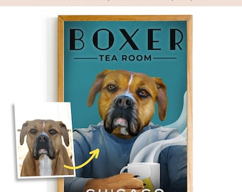 Custom Pet Portrait, Royal pet portrait, King Cat, Queen Cat, Wall Pet Portrait, Regal Dog Portrait, Custom Art From Photo, Gift For Dog Mom