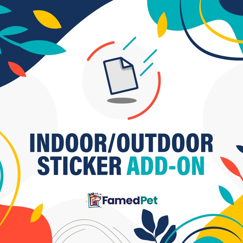 Indoor / Outdoor Sticker Different Sizes Add-on, Add Pair of Stickers ...