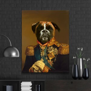 Custom Pet Portrait, Royal pet portrait, King Cat, Queen Cat, Wall Pet Portrait, Regal Dog Portrait, Custom Art From Photo, Pet Loss Gift
