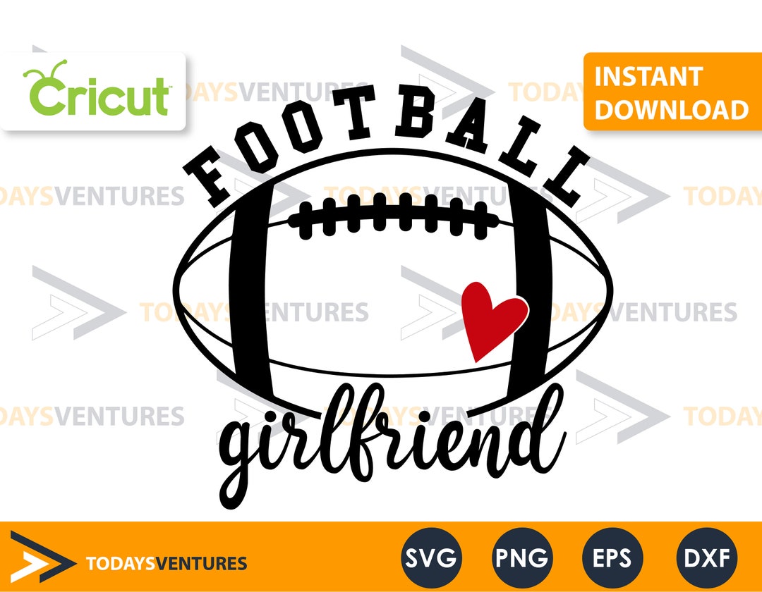 Football Girlfriend SVG PNG Football Svg Football Game Day - Etsy