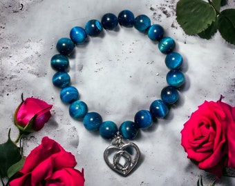 NA Mystic Blue Tiger's Eye Bracelet