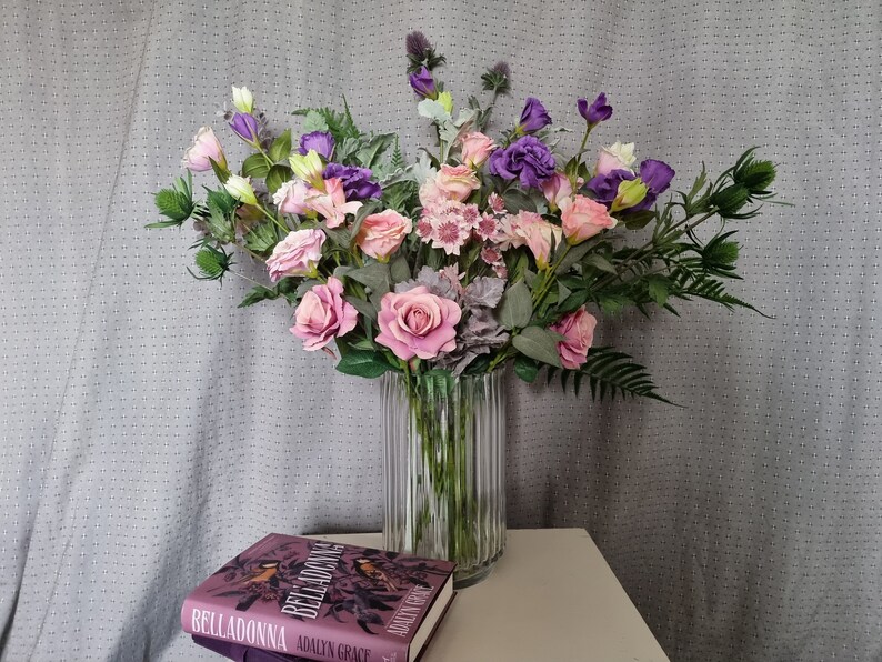 Artificial Silk Floral Display Etsy