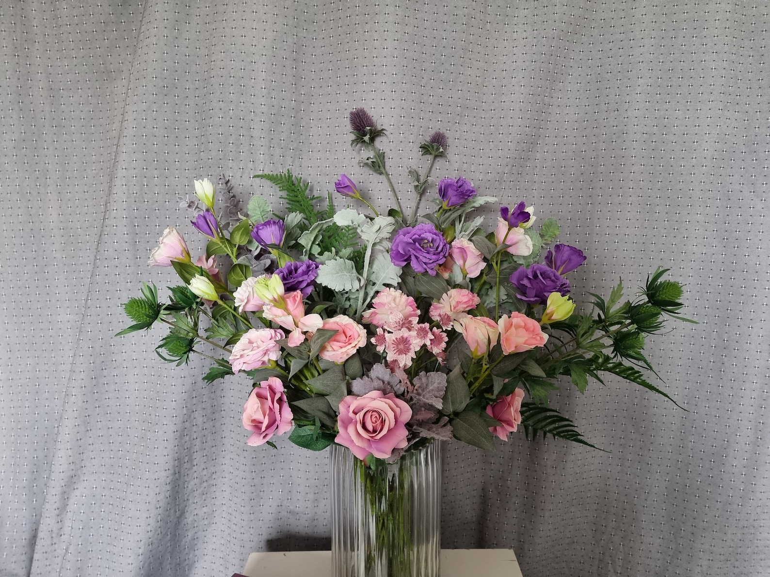 Artificial Silk Floral Display Etsy