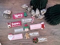 Personalized Christmas Name Badge | Acrylic Festive Uniform Accessory product logo
