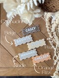 Personalized Glitter Name Badge: Teacher, Nurse, Doctor - Magnetic Fastening product logo