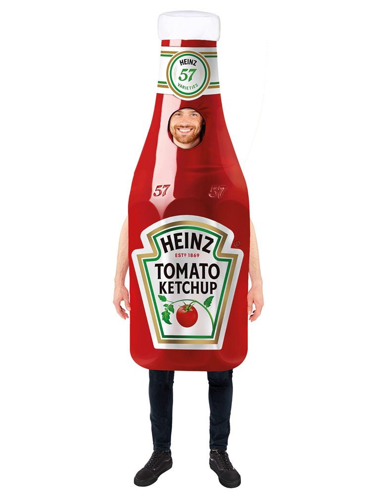 British Heinz Ketchup Tabard Adult Costume Fancy Dress Etsy