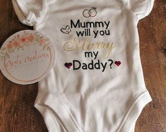 Mummy will you marry Daddy vest