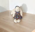 Jellycat sized Halloween colourful skull dress and matching hairband set small/medium/large bashful bunny outfit summer bear monkey puppy