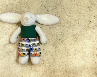 Handmade (S/M/L) monster pyjama sets for jellycat bashful bunny monkey, puppy, rabbit soft toy