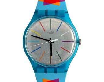 Swatch New Gent PINK REBEL SUOP700 - Good Pre-owned