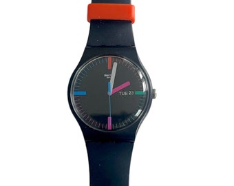 Swatch New Gent THE INDEXTER SUOB719 - ottime condizioni da usato - nuova batteria installata - 41 mm