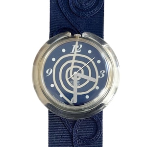 Vintage 1995 rare Pop-Swatch MOALA PWK204 - 39 mm - running new battery - near mint condition - new leather strap