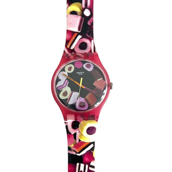 Swatch New Gent LEKKER SUOP102 - pile neuve installée - état proche du neuf - 41 mm