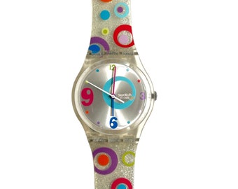 Swatch Gent FRIANDISE GE159 - excellent condition  - new battery installed - 34mm