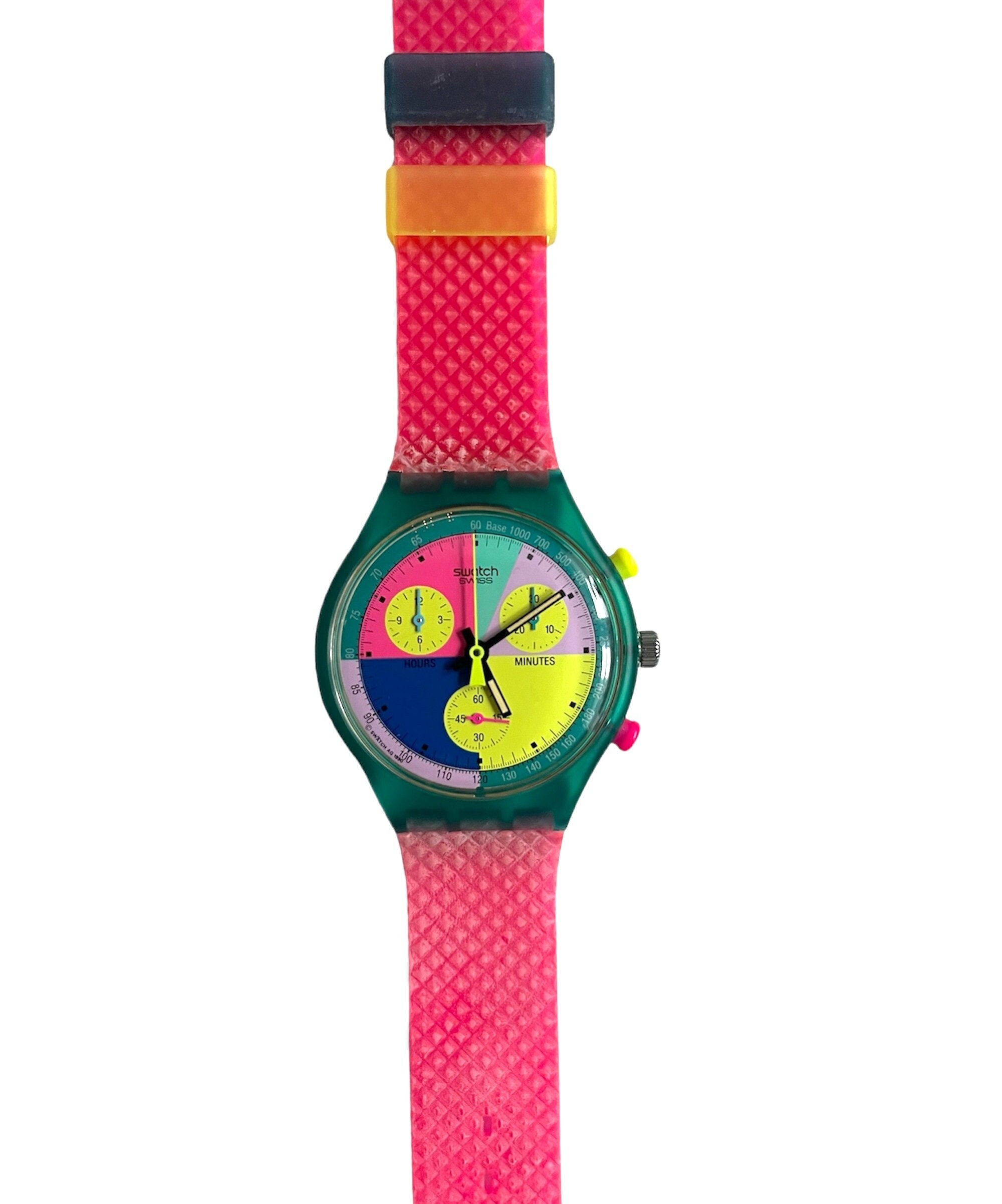 New and Unworn Swatch Vintage Chrono FLASH ARROW SCL100 Mint Condition New Battery Installed All Functions Working 37mm Etsy Australia