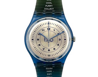 ヴィンテージ 1993 ヴィンテージ Swatch ウォッチ Gent POSTCARD GN127