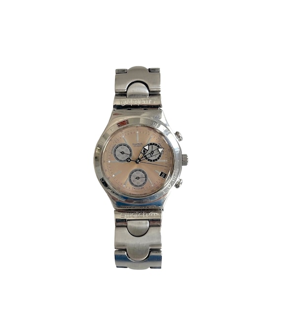 Swatch Irony Chronograph ビンテージ NEW LIMITED EDITION Swatch Irony SKYBOND Chronograph Striped