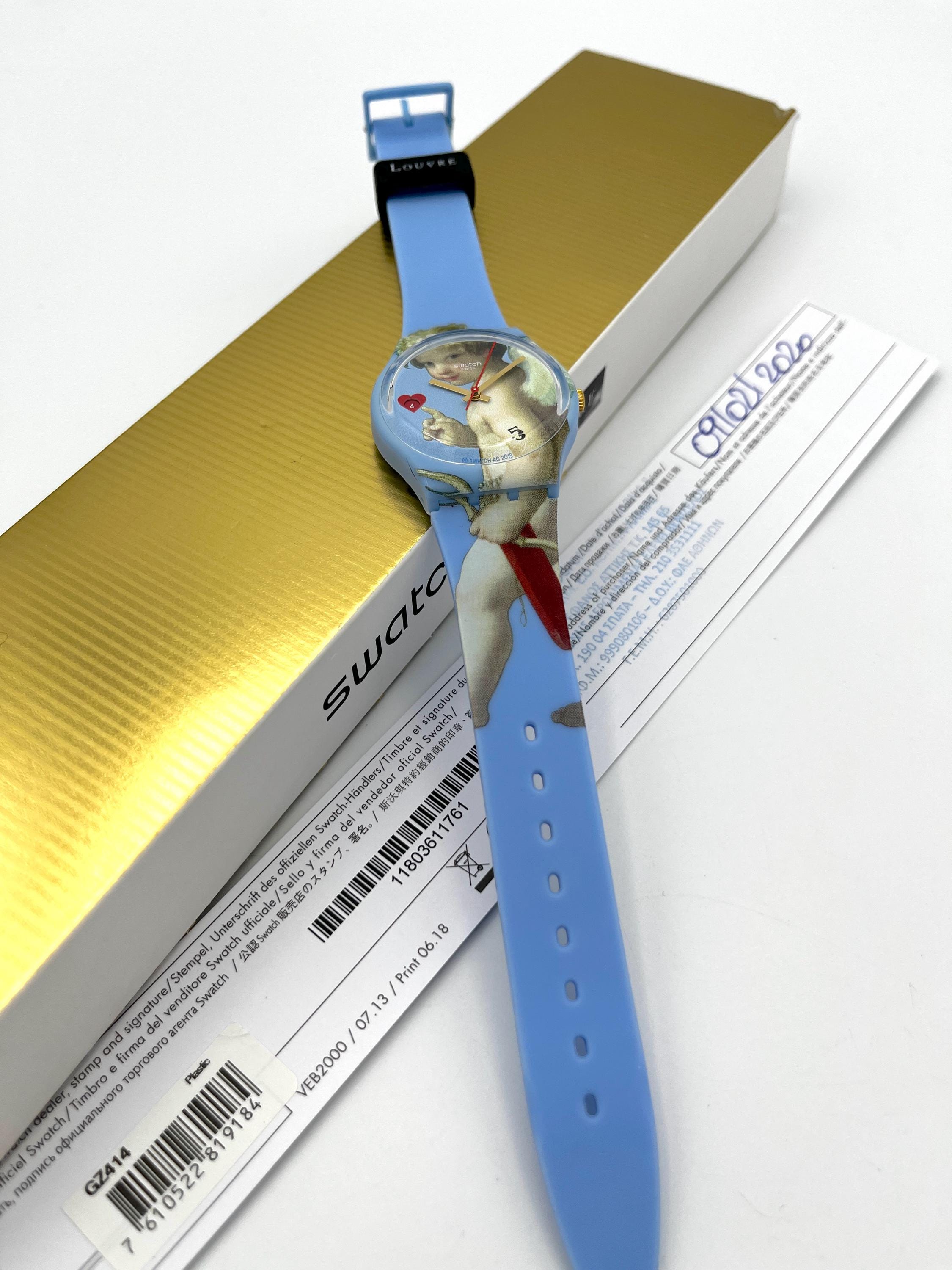 スウォッチ×ルーブル美術館 FLECHE D'AMOUR GZ414 Rare Swatch Gent FLECHE D'AMOUR GZ414 - Excellent Pre-owned