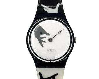 Swatch HANDS GN166 by Irit Batsry - Swatch Artist series 90s watch - 34mm - perfect running condition