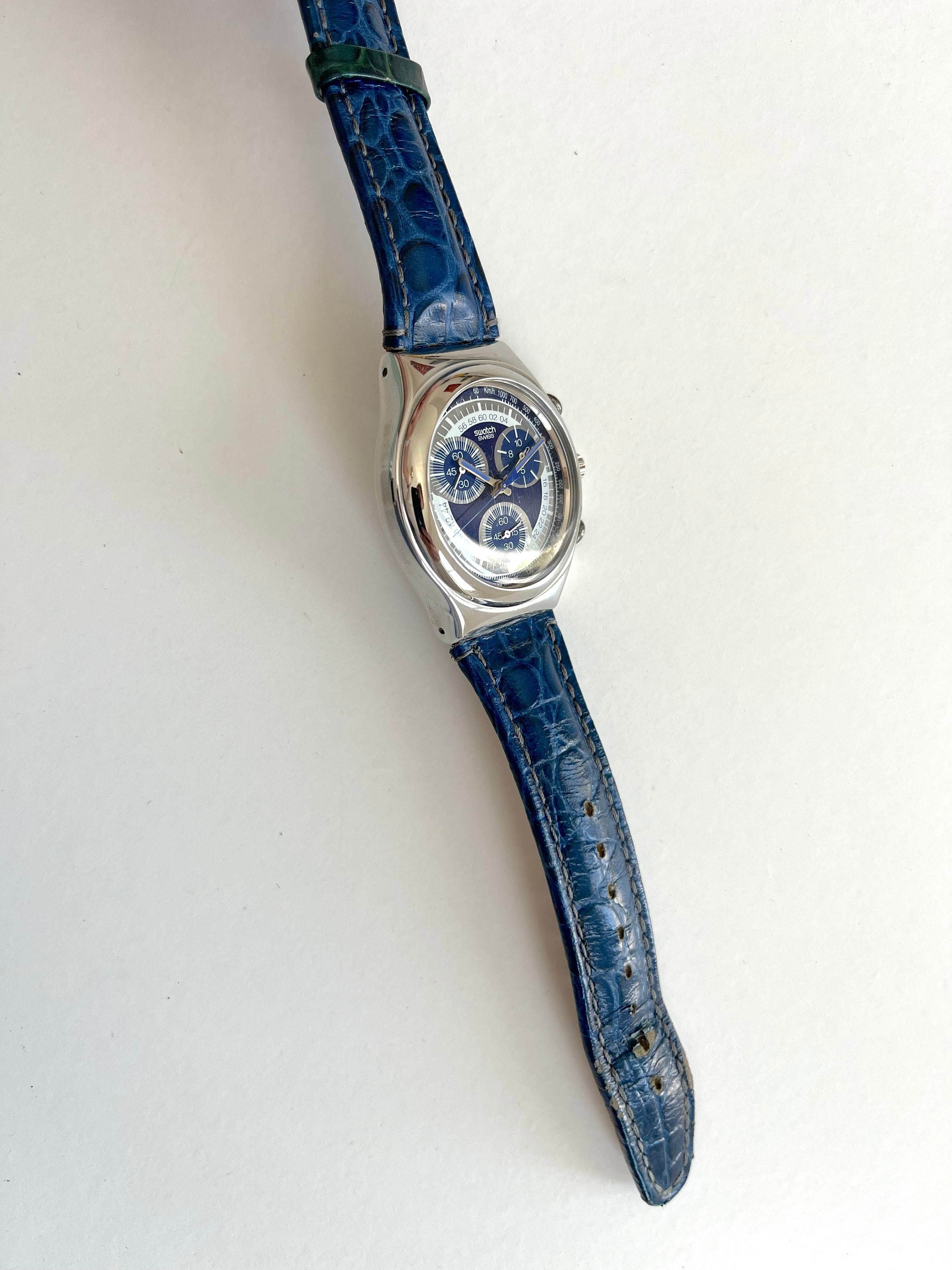 ビンテージ⭐︎ swatch スウォッチ　IRONY chrono ２種類 Vintage Swatch Irony Chrono STEREO SCREEN YCS478G - Unworn