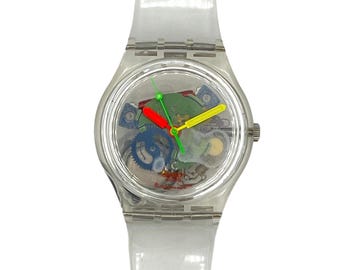 Swatch Gent JELLY PIANO GZ159 - 34mm transparent unisex watch