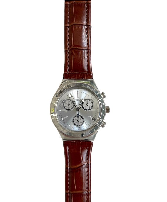 Swatch irony leather clearance