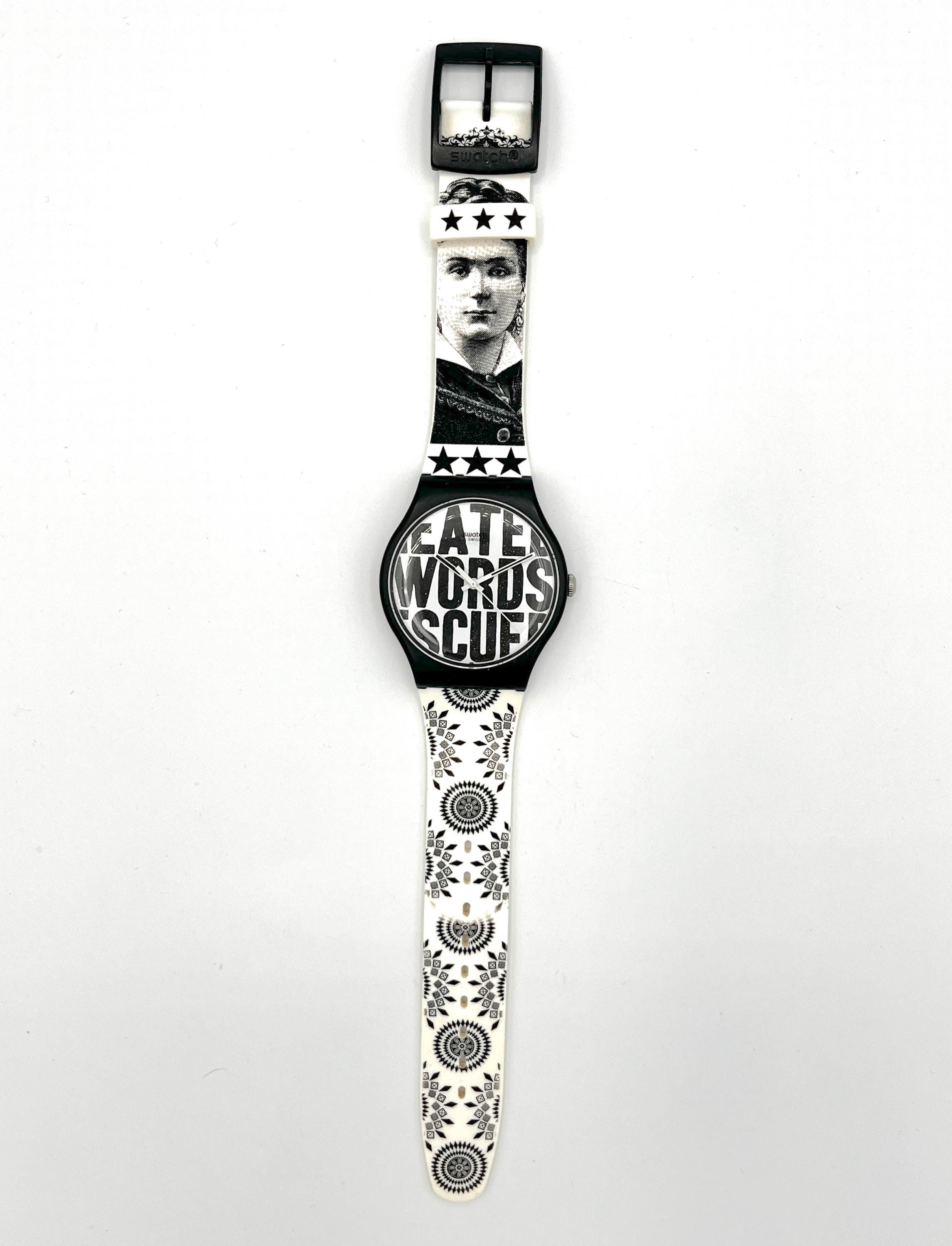 Swatch New Gent WORDS SUOZ124 - Perfect Pre-owned Running  display picture 3