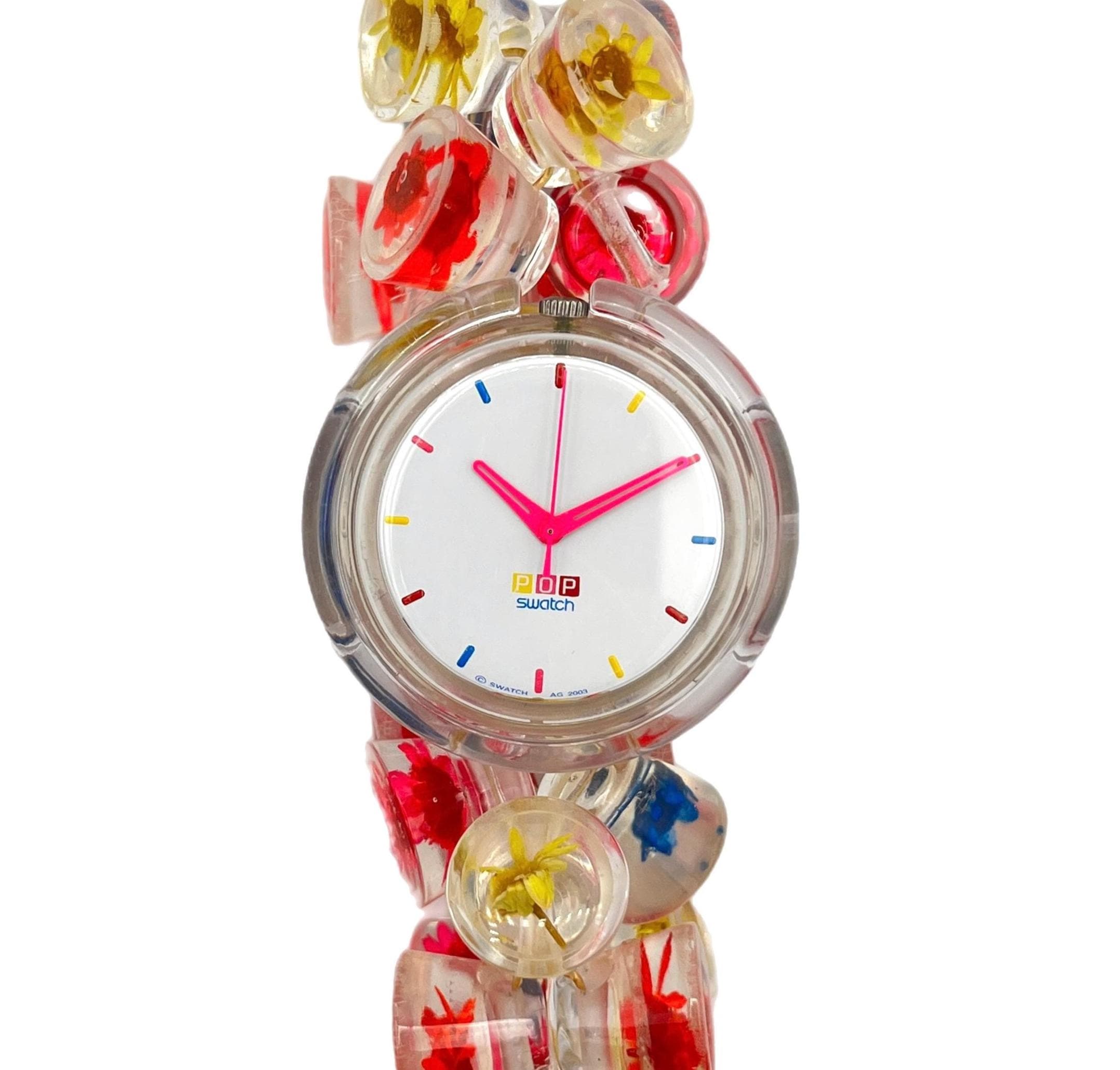 Rare Vintage Midi Pop-swatch SWEET SCENTS PMK152 - 32 Mm Diameter