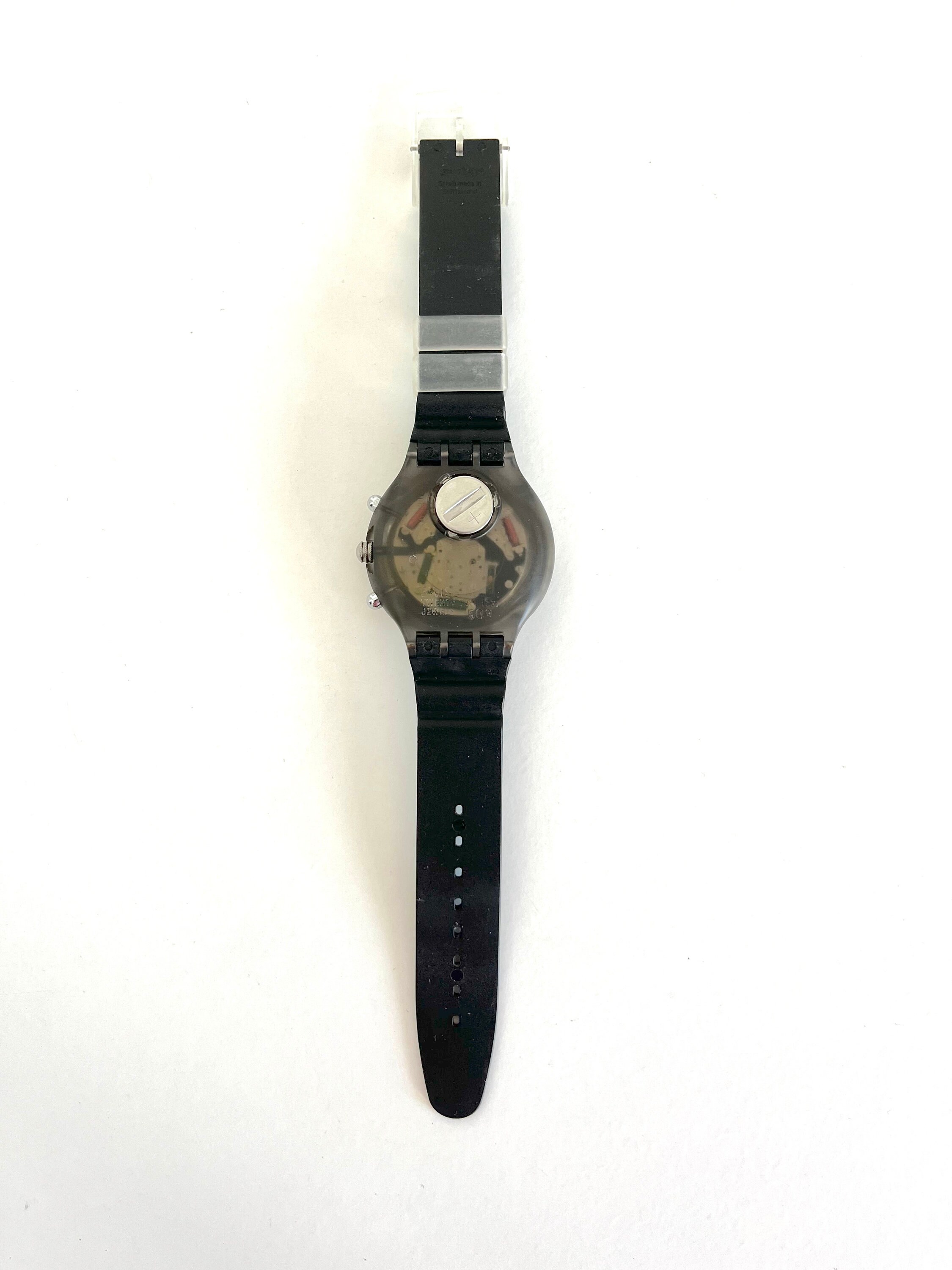 90年代のヴィンテージ スウォッチ アクア クロノ ONDA NERA SMB103 
